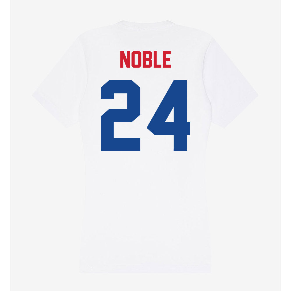 SMU - NCAA Women's Soccer : Kaylee Noble - Women's V-Neck T-Shirt-1