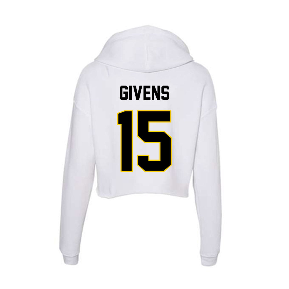 Centre College - NCAA Women's Soccer : Riley Givens - Women's Crop Fleece Hoodie-1