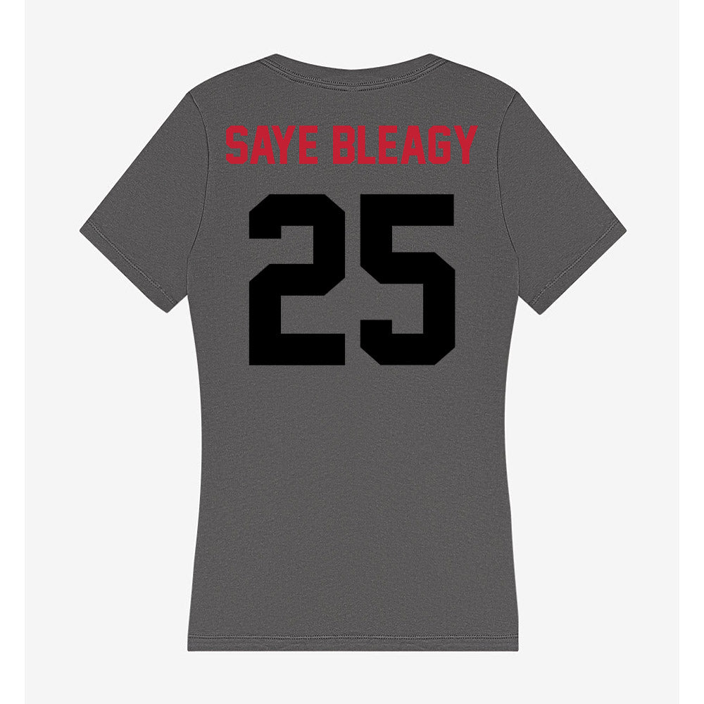 Seattle - NCAA Men's Soccer : Allen Saye Bleagy - Women's V-Neck T-Shirt-1