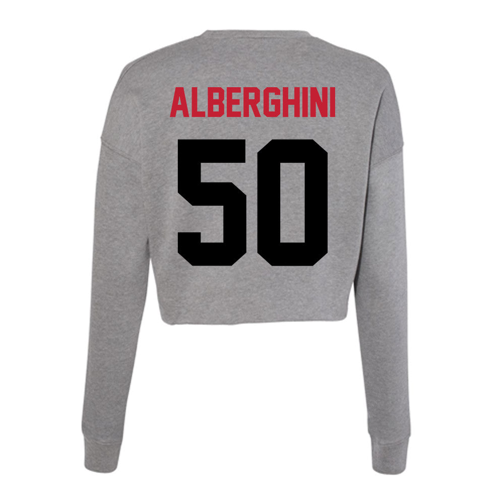 Seattle - NCAA Baseball : Kaden Alberghini - Women's Cropped Crew Fleece-1