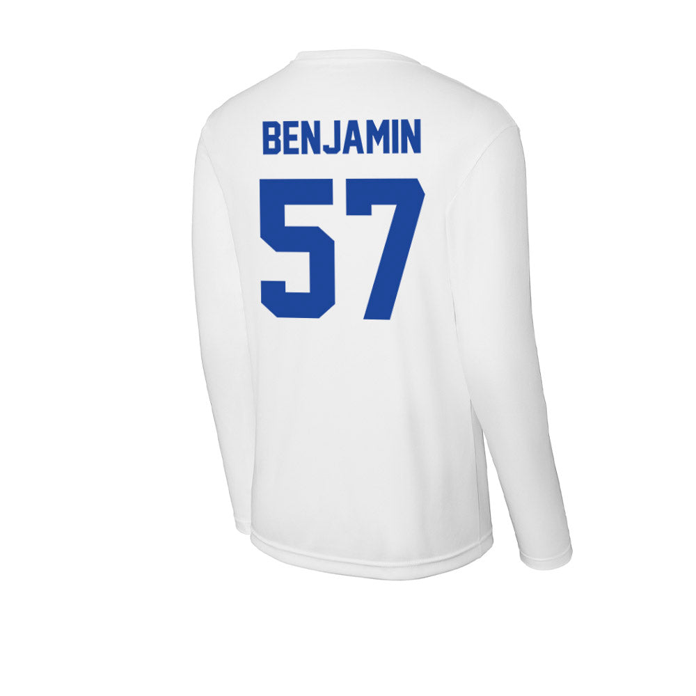 Georgia State - NCAA Football : KaDorian Benjamin - Activewear Long Sleeve T-Shirt-1