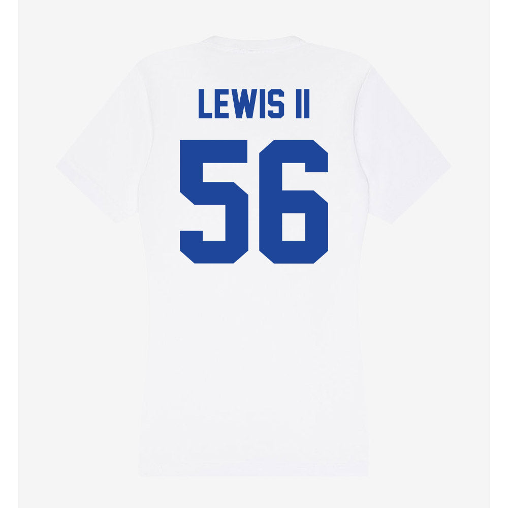 Georgia State - NCAA Football : Fuches Lewis II - Women's V-Neck T-Shirt-1