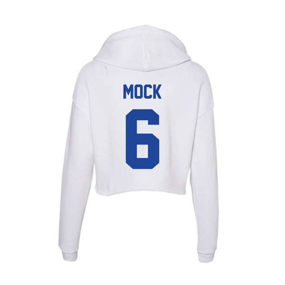 Georgia State - NCAA Women's Volleyball : Paige Mock - Women's Crop Fleece Hoodie-1
