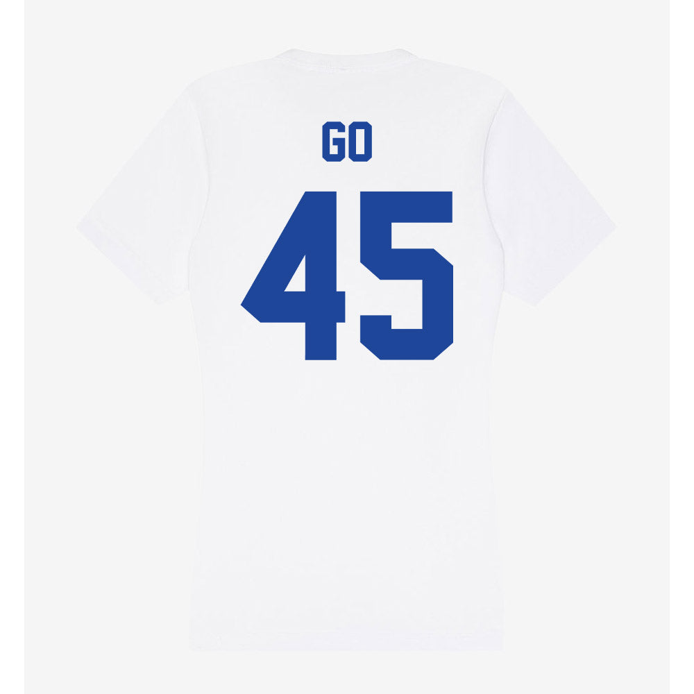 Georgia State - NCAA Football : Jo Go - Women's V-Neck T-Shirt-1