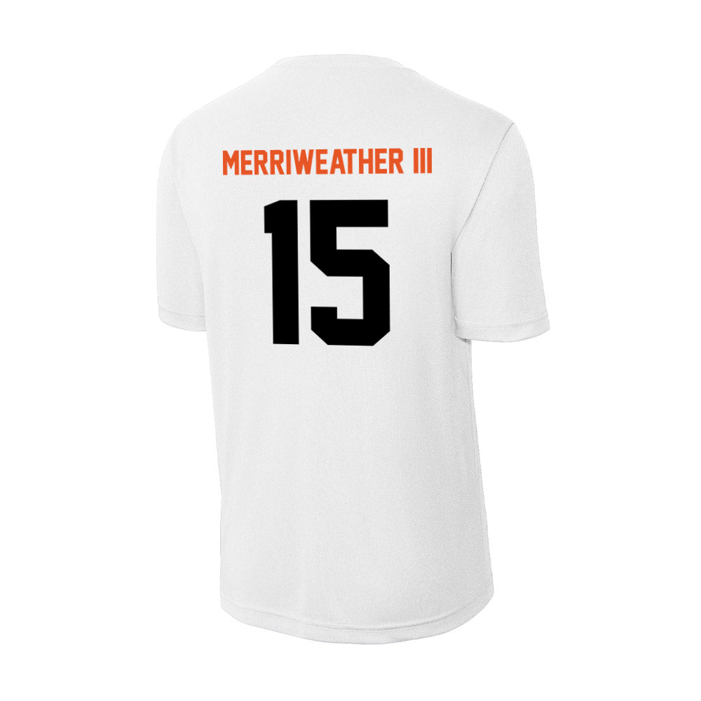 UTPB - NCAA Football : Edwin Merriweather III - Activewear T-Shirt-1