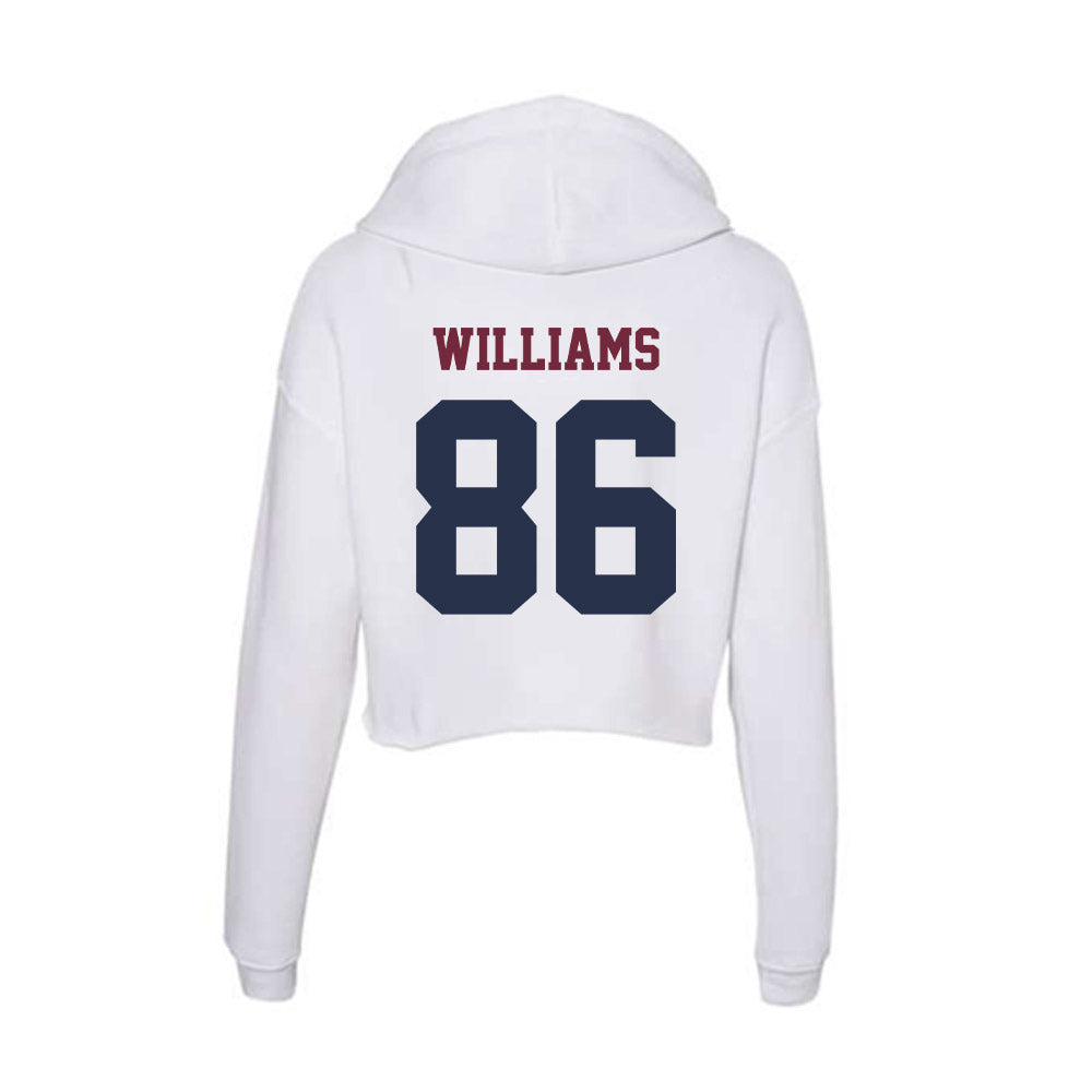 FDU Florham - NCAA Football : Nick Williams - Women's Crop Fleece Hoodie-1