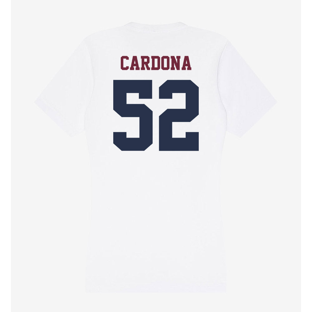 FDU Florham - NCAA Football : Cyrus Cardona - Women's V-Neck T-Shirt-1