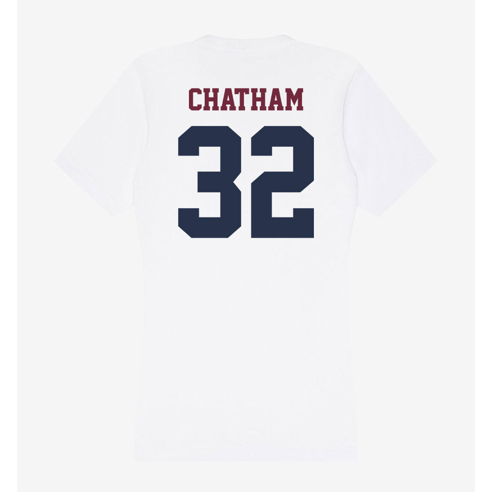 FDU - NCAA Football : John Chatham - Women's V-Neck T-Shirt-1