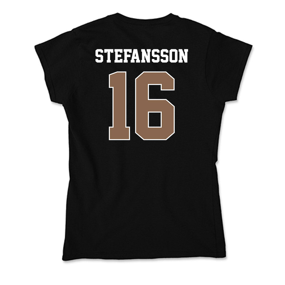 Coastal Carolina - NCAA Men's Soccer : Gudjon Stefansson - Soft Style Women’s T-Shirt-1
