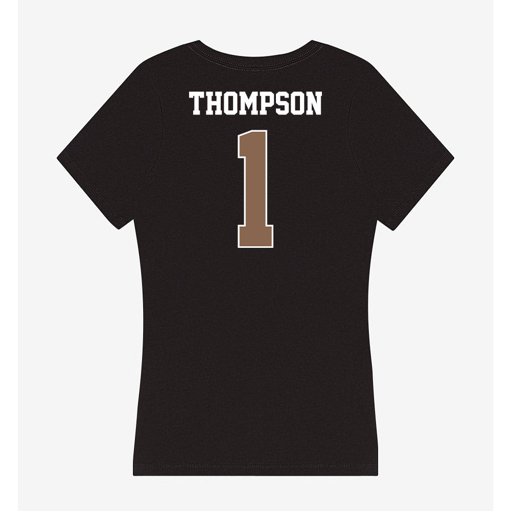 Coastal Carolina - NCAA Men's Basketball : Tristan Thompson - Women's V-Neck T-Shirt-1
