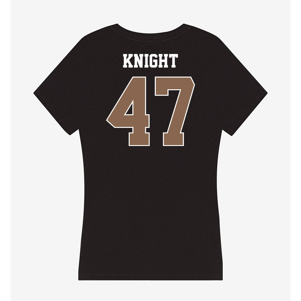 Coastal Carolina - NCAA Football : Michael Knight - Women's V-Neck T-Shirt-1