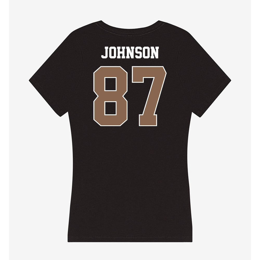Coastal Carolina - NCAA Football : Jayden Johnson - Women's V-Neck T-Shirt-1