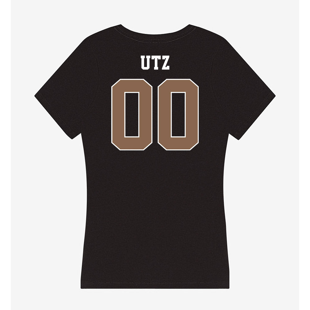 Coastal Carolina - NCAA Women's Soccer : Addie Utz - Women's V-Neck T-Shirt-1