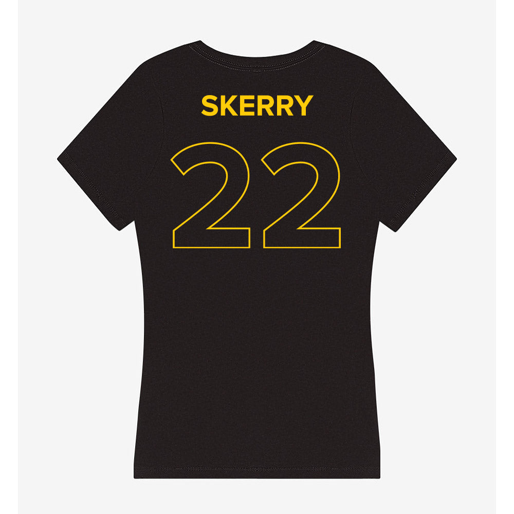 Towson - NCAA Men's Basketball : Ryan Skerry - Women's V-Neck T-Shirt-1