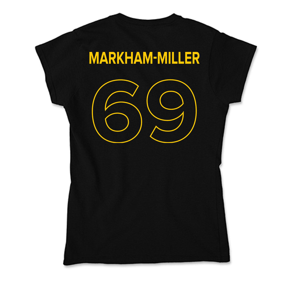 Towson - NCAA Football : Ian Markham-Miller - Soft Style Women’s T-Shirt-1