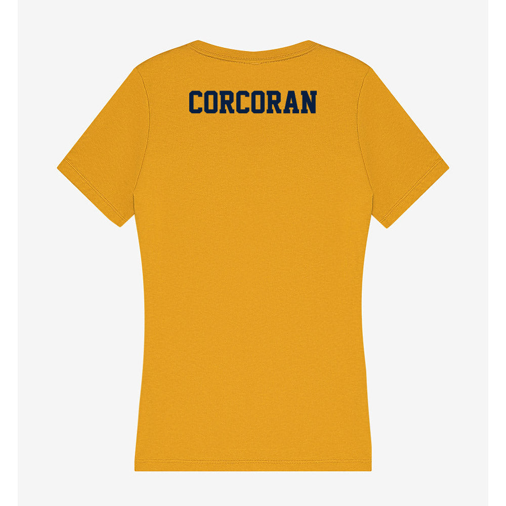 AU - NCAA Acrobatics & Tumbling : Blair Corcoran - Women's V-Neck T-Shirt-1