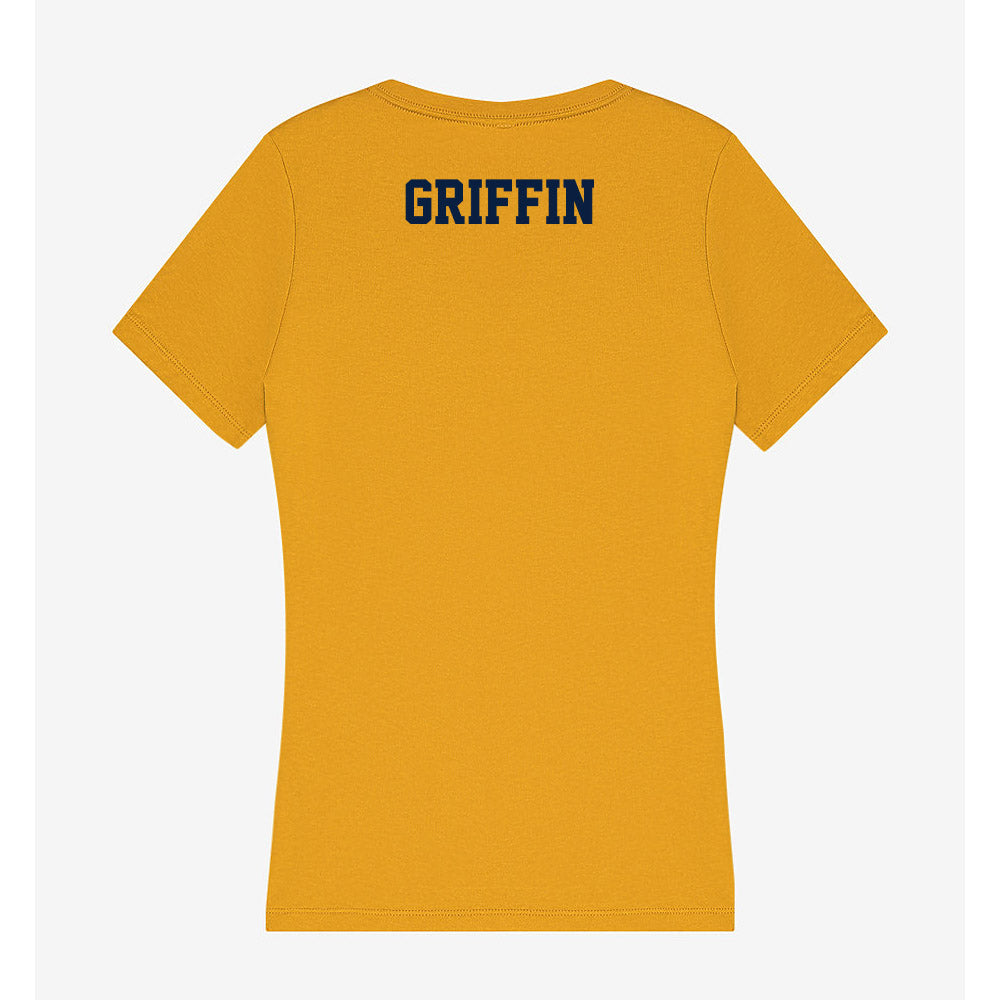 AU - NCAA Acrobatics & Tumbling : Jade Griffin - Women's V-Neck T-Shirt-1