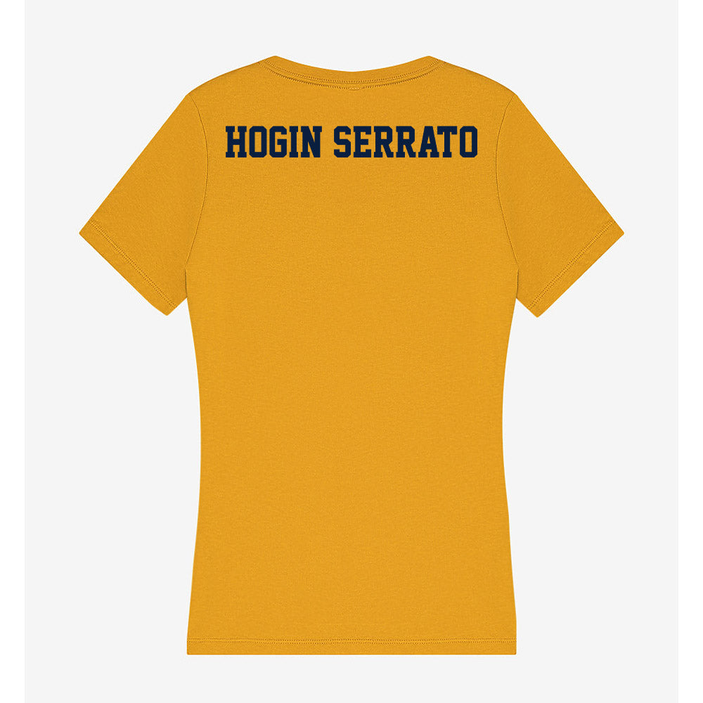AU - NCAA Men's Swimming & Diving : Dominic Hogin Serrato - Women's V-Neck T-Shirt-1