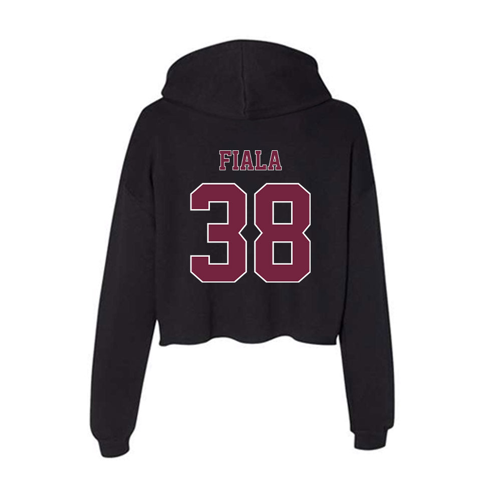 Fordham - NCAA Football : Alex Fiala - Women's Crop Fleece Hoodie-1