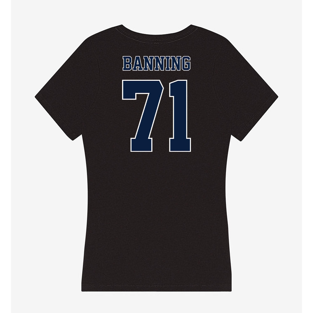 Nevada - NCAA Football : Colin Banning - Women's V-Neck T-Shirt-1