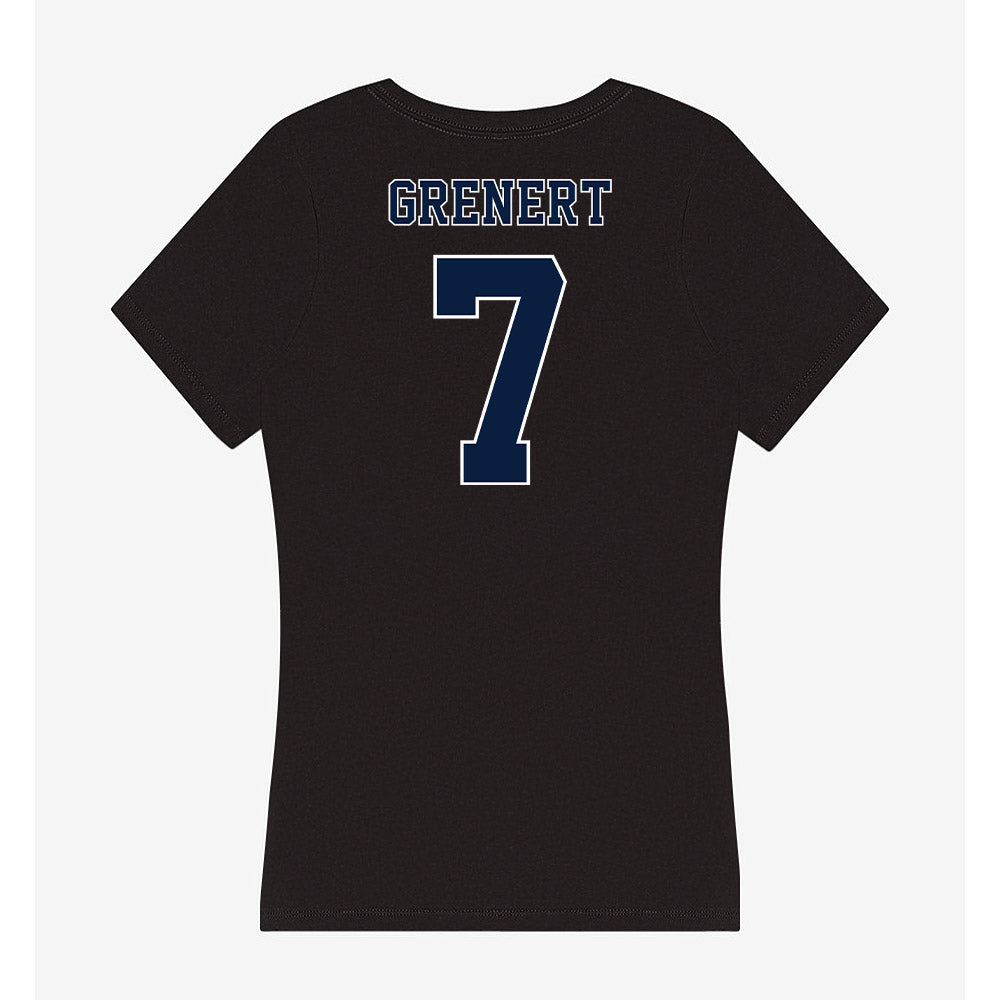 Nevada - NCAA Baseball : Andrew Grenert - Women's V-Neck T-Shirt-1
