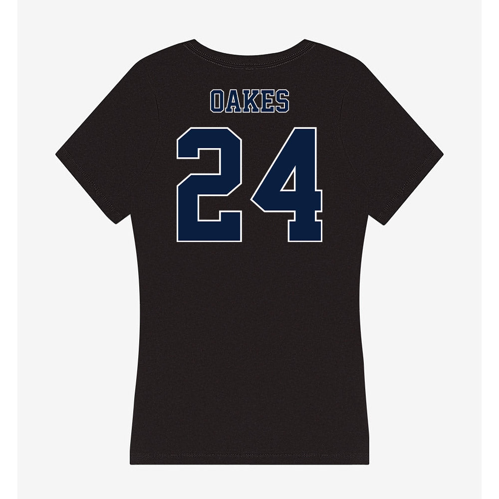 Nevada - NCAA Baseball : Ryan Oakes - Women's V-Neck T-Shirt-1