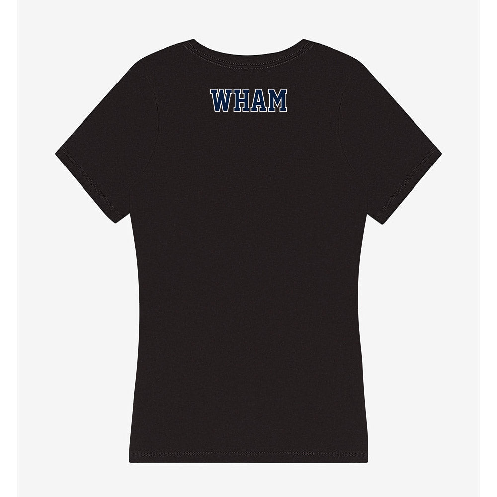 Nevada - NCAA Women's Swimming & Diving : Caitlin Wham - Women's V-Neck T-Shirt-1