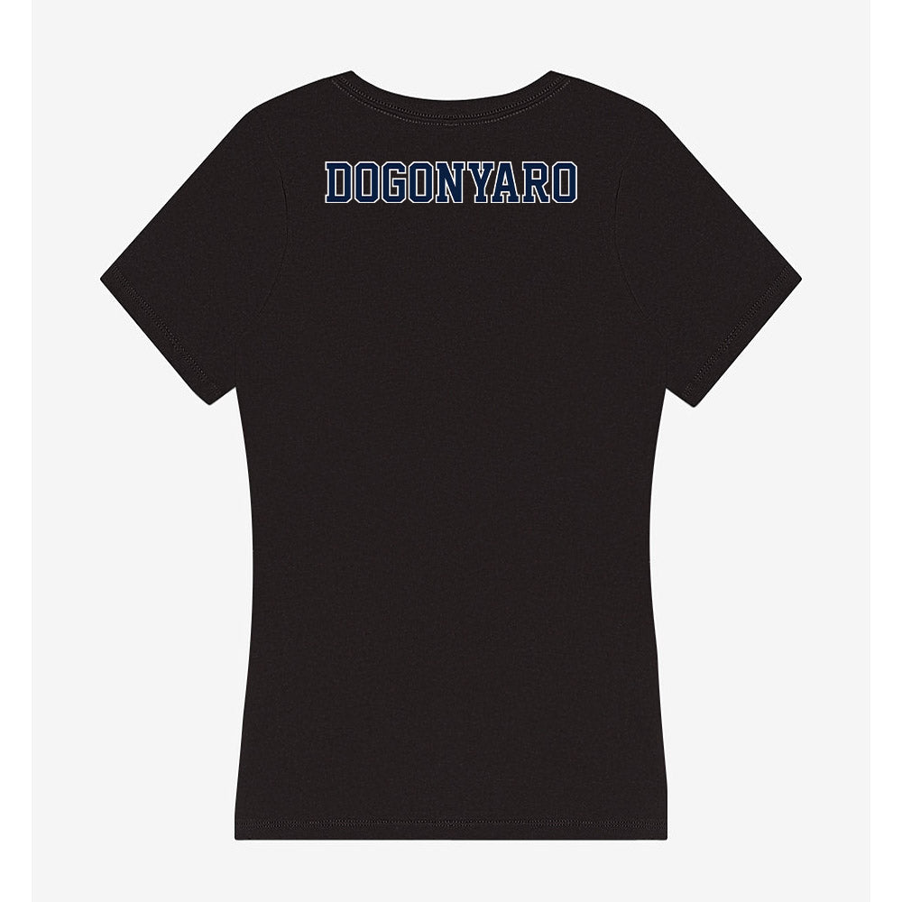 Nevada - NCAA Women's Track & Field : Meekness Dogonyaro - Women's V-Neck T-Shirt-1