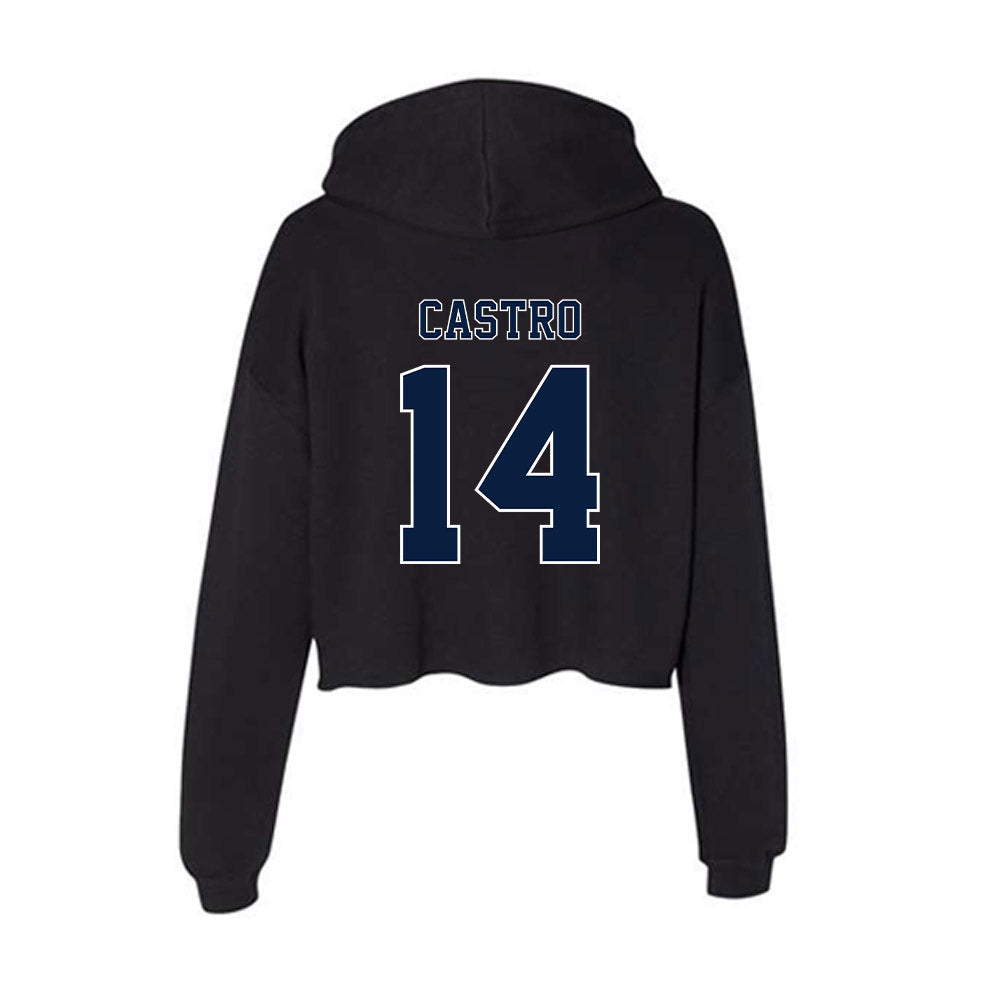 Nevada - NCAA Baseball : Alessandro Castro - Women's Crop Fleece Hoodie-1