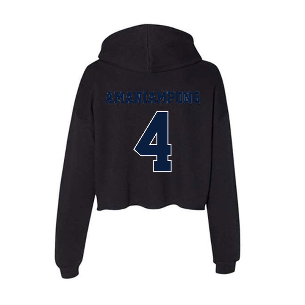 Nevada - NCAA Football : Brandon Amaniampong - Women's Crop Fleece Hoodie-1