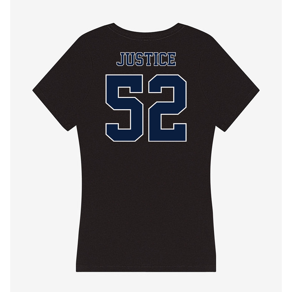 Nevada - NCAA Football : Elias Justice - Women's V-Neck T-Shirt-1