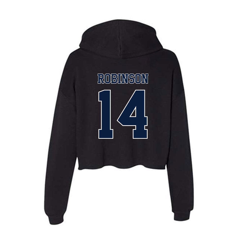 Nevada - NCAA Football : Gerick Robinson - Women's Crop Fleece Hoodie-1