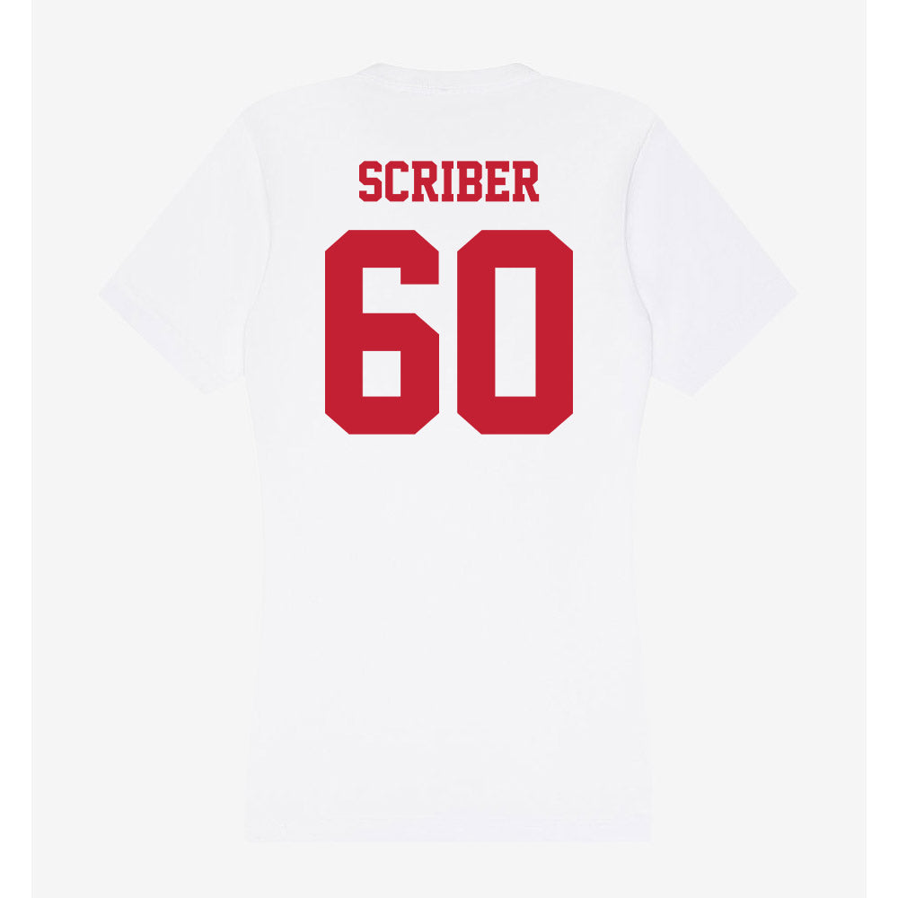 Ball State - NCAA Football : Blake Scriber - Classic Shersey Women's V-Neck T-Shirt-1
