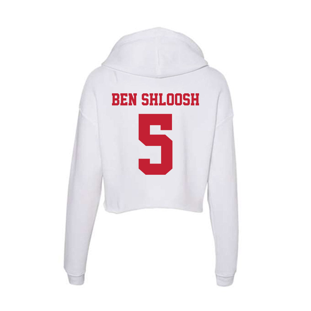 Ball State - NCAA Men's Volleyball : Adir Ben Shloosh - Classic Shersey Women's Crop Fleece Hoodie-1