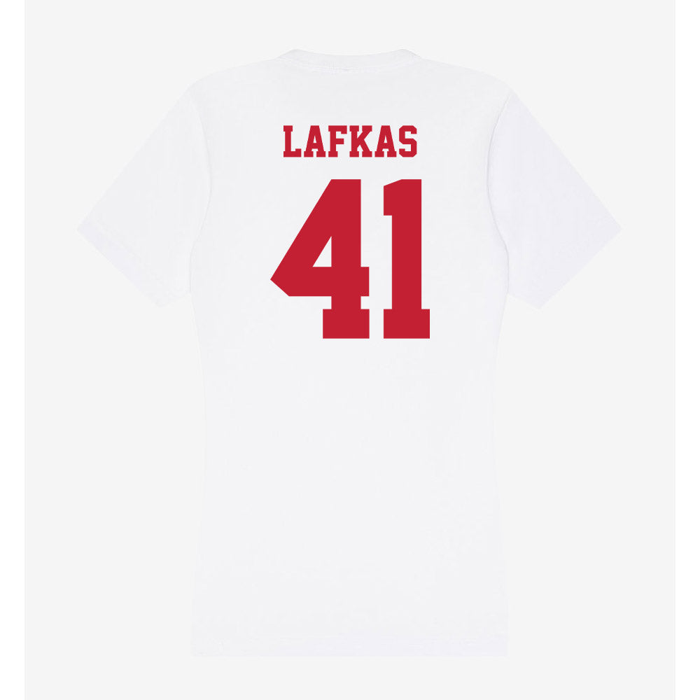 Ball State - NCAA Baseball : Joe Lafkas - Classic Shersey Women's V-Neck T-Shirt-1