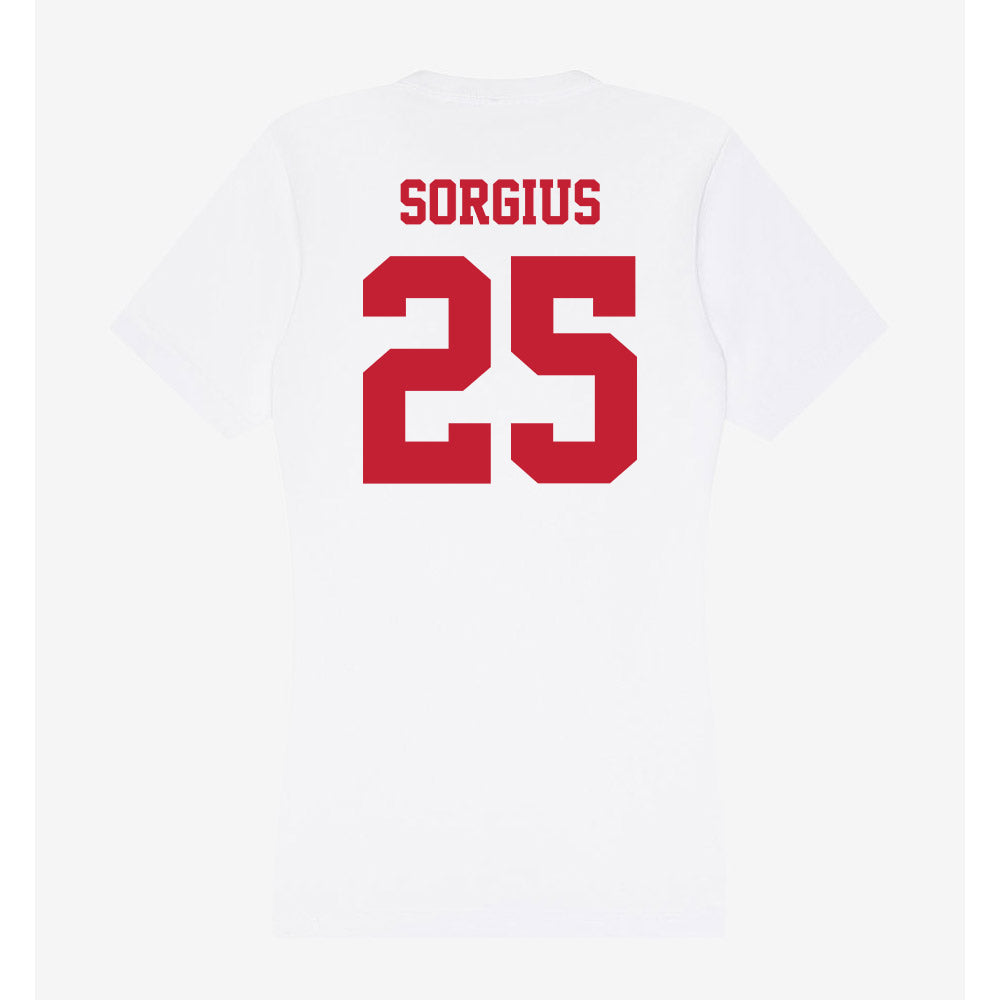 Ball State - NCAA Baseball : Kendric Sorgius - Classic Shersey Women's V-Neck T-Shirt-1