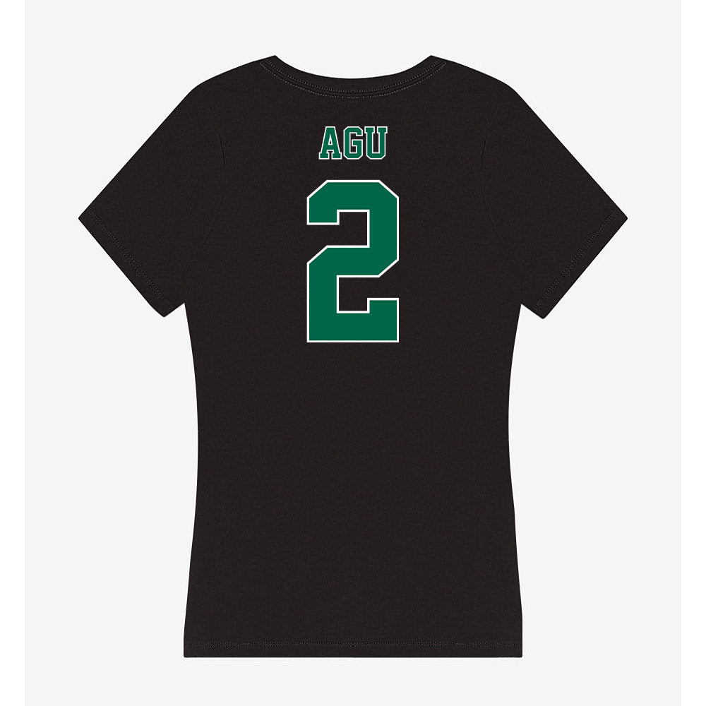 Tulane - NCAA Football : Dickson Agu - Women's V-Neck T-Shirt-1