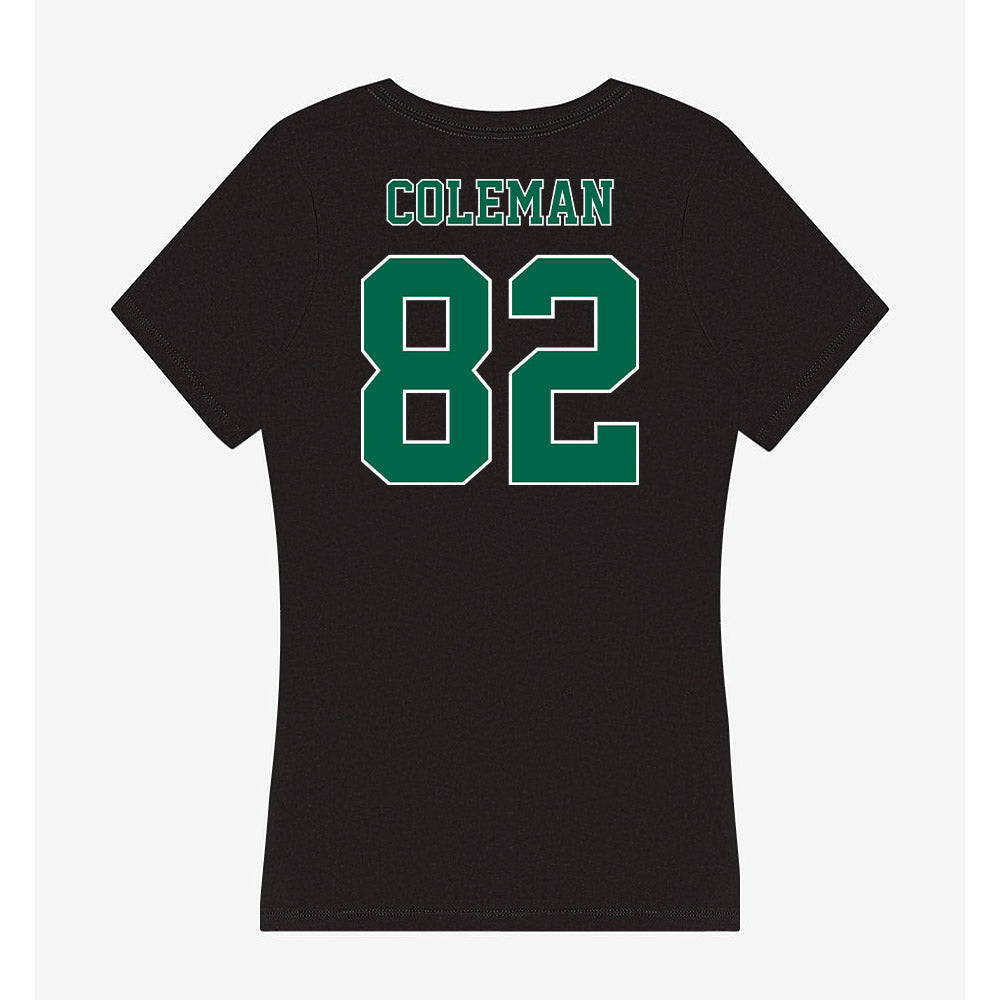 Tulane - NCAA Football : Keyshaun Coleman - Women's V-Neck T-Shirt-1