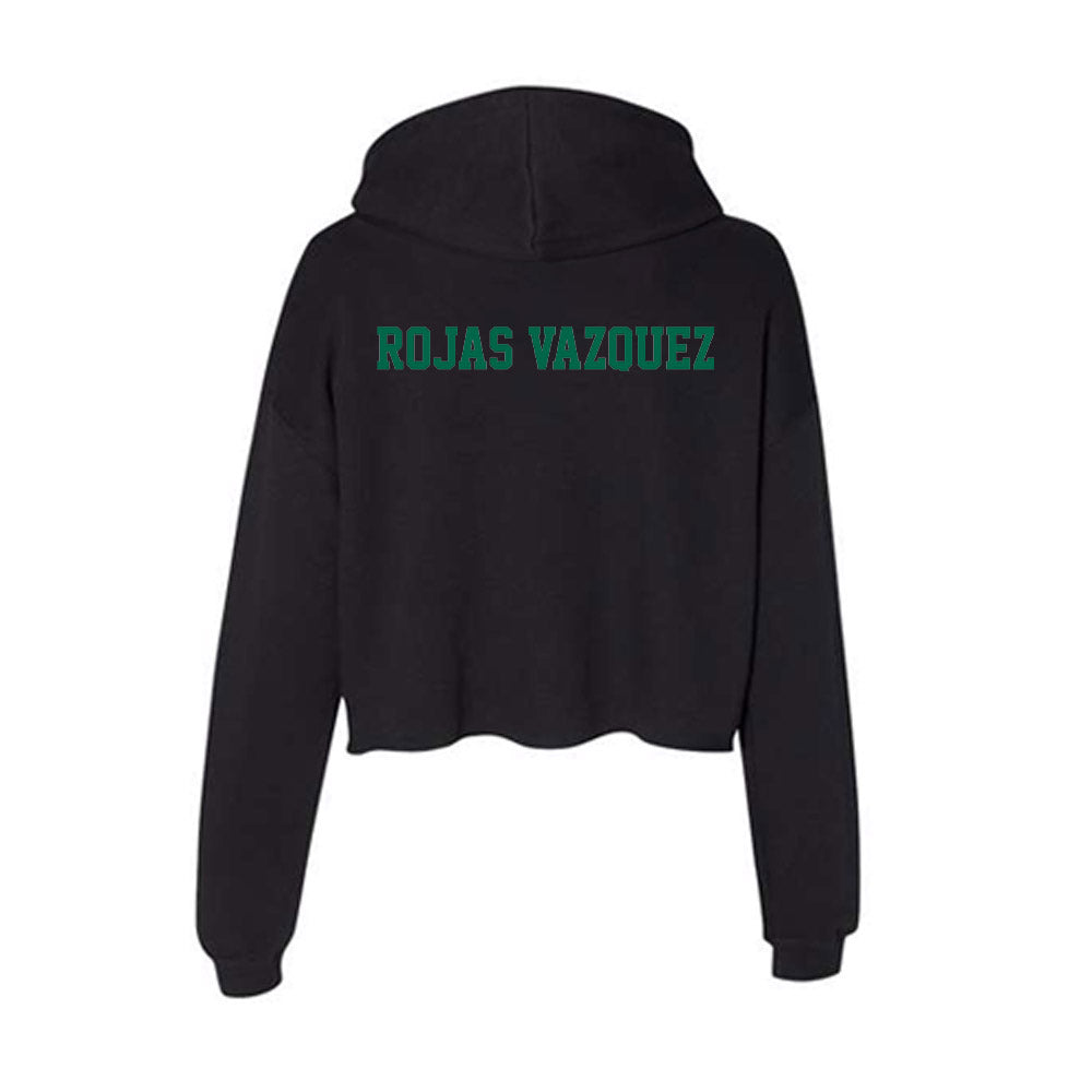 Tulane - NCAA Women's Cross Country : Dana Rojas Vazquez - Women's Crop Fleece Hoodie-1