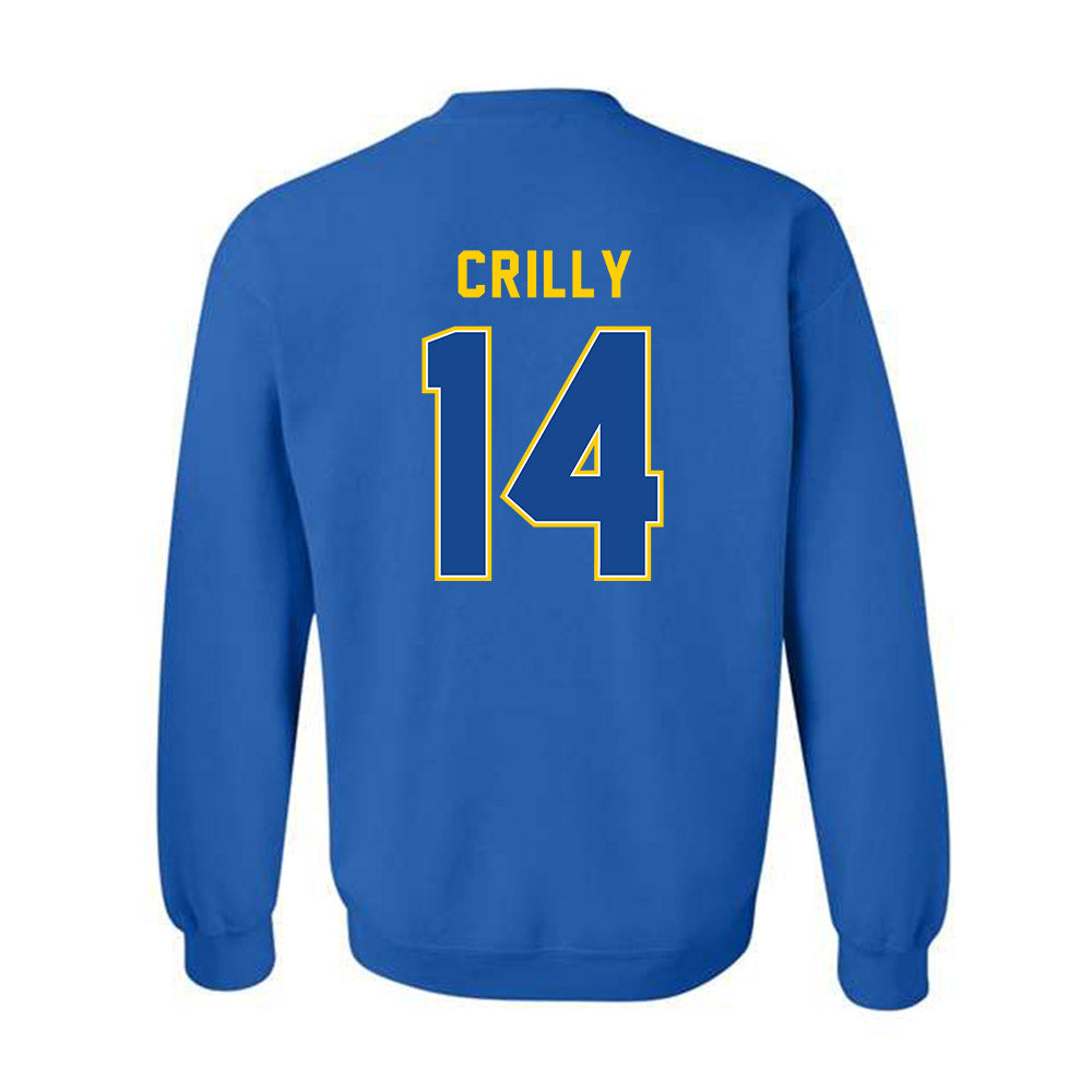 UAF - NCAA Men's Basketball : Davis Crilly - Classic Shersey Crewneck Sweatshirt-1