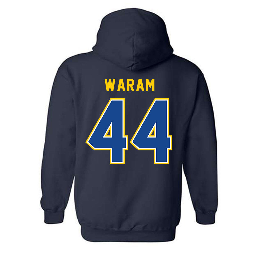 UAF - NCAA Women's Basketball : Halle Waram - Classic Shersey Hooded Sweatshirt-1