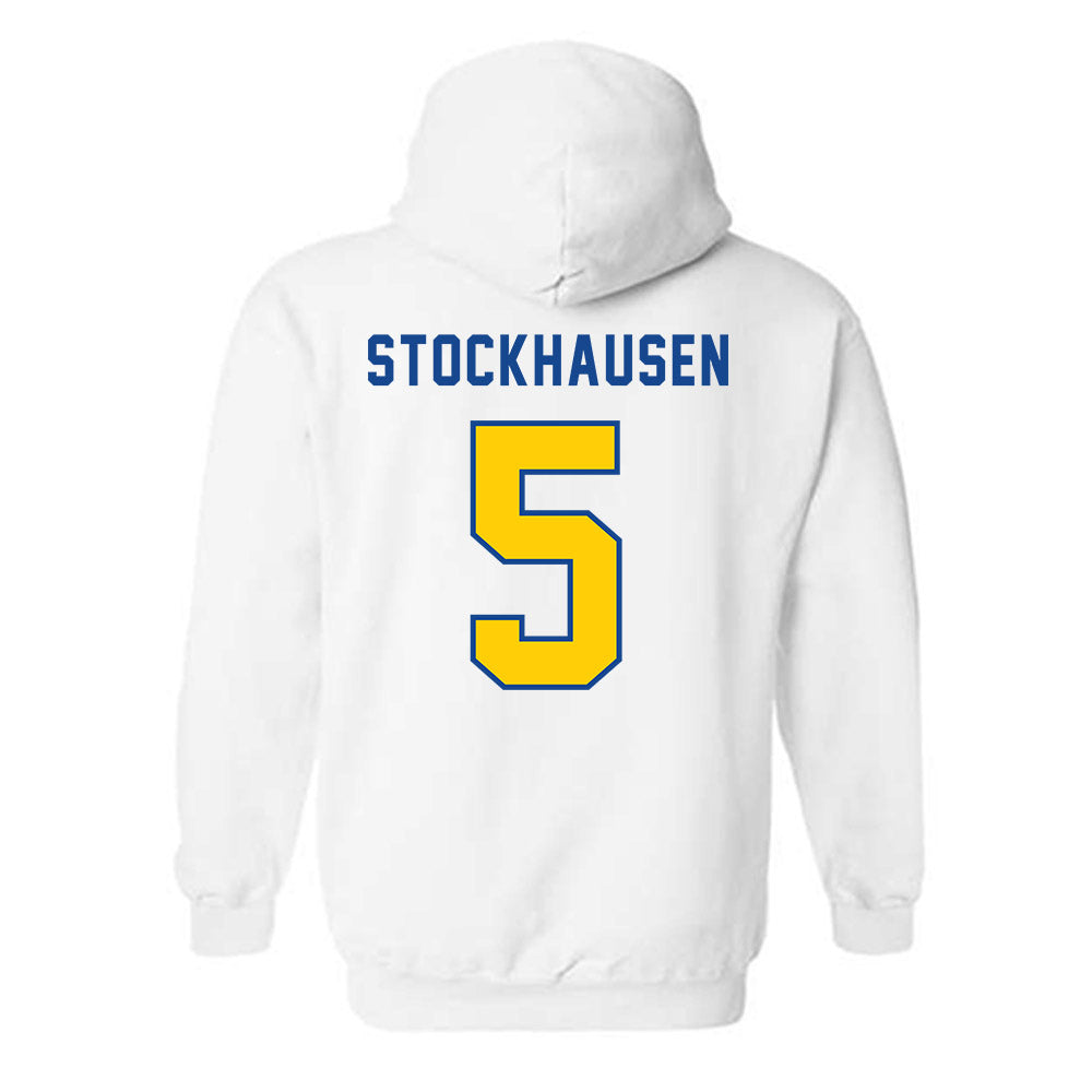 UAF - NCAA Men's Basketball : Marcus Stockhausen - Classic Shersey Hooded Sweatshirt-1