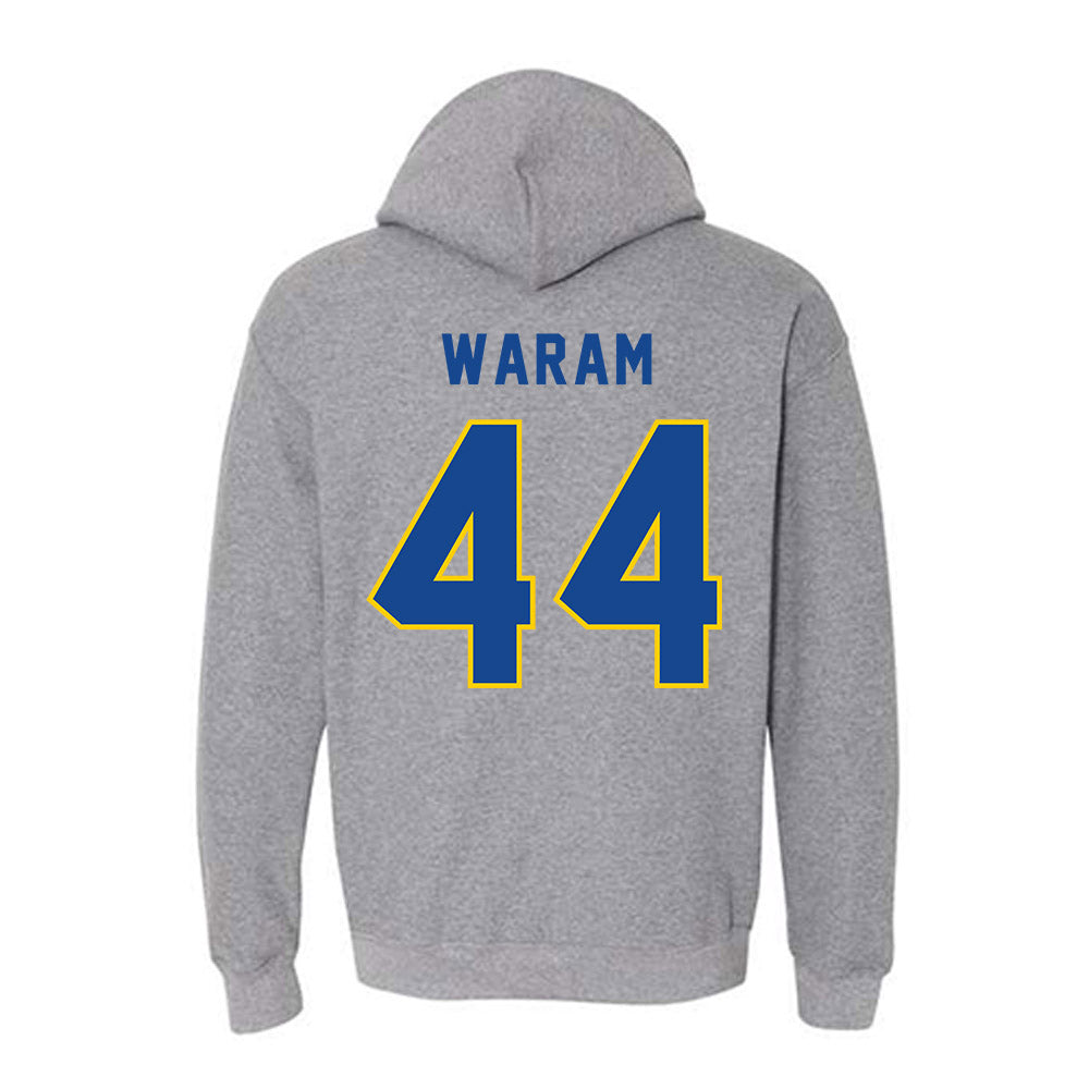 UAF - NCAA Women's Basketball : Halle Waram - Classic Shersey Hooded Sweatshirt-1