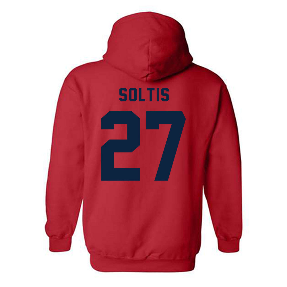 Richmond - NCAA Football : Christian Soltis - Classic Shersey Hooded Sweatshirt-1