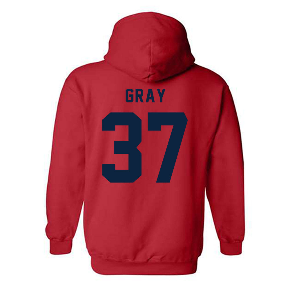 Richmond - NCAA Football : Ned Gray - Classic Shersey Hooded Sweatshirt-1