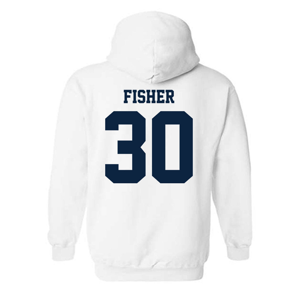 Richmond - NCAA Men's Lacrosse : John Fisher - Classic Shersey Hooded Sweatshirt-1