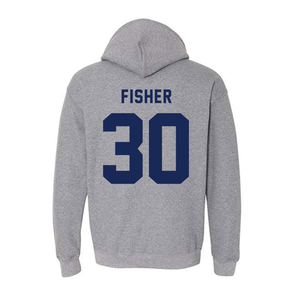 Richmond - NCAA Men's Lacrosse : John Fisher - Classic Shersey Hooded Sweatshirt-1