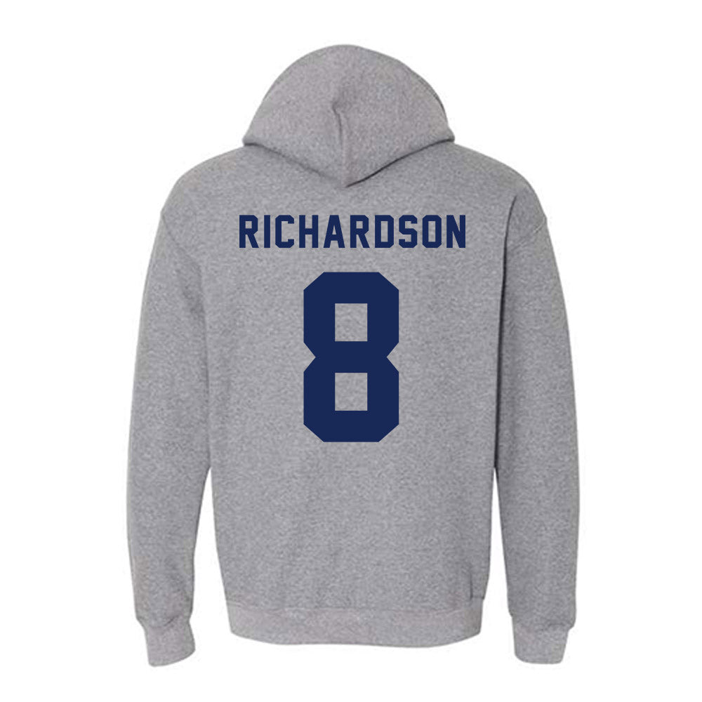 Richmond - NCAA Men's Basketball : Donovan Richardson - Classic Shersey Hooded Sweatshirt-1