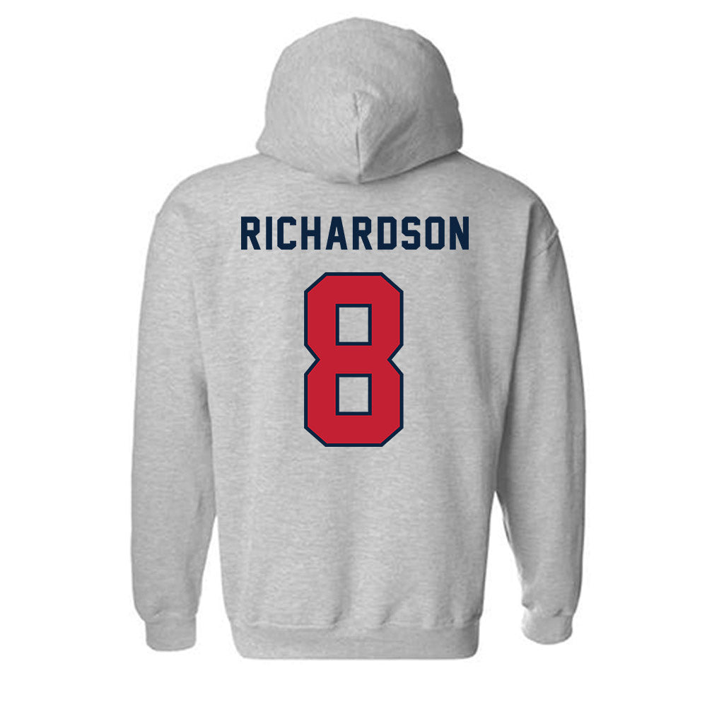Richmond - NCAA Men's Basketball : Donovan Richardson - Classic Shersey Hooded Sweatshirt-1