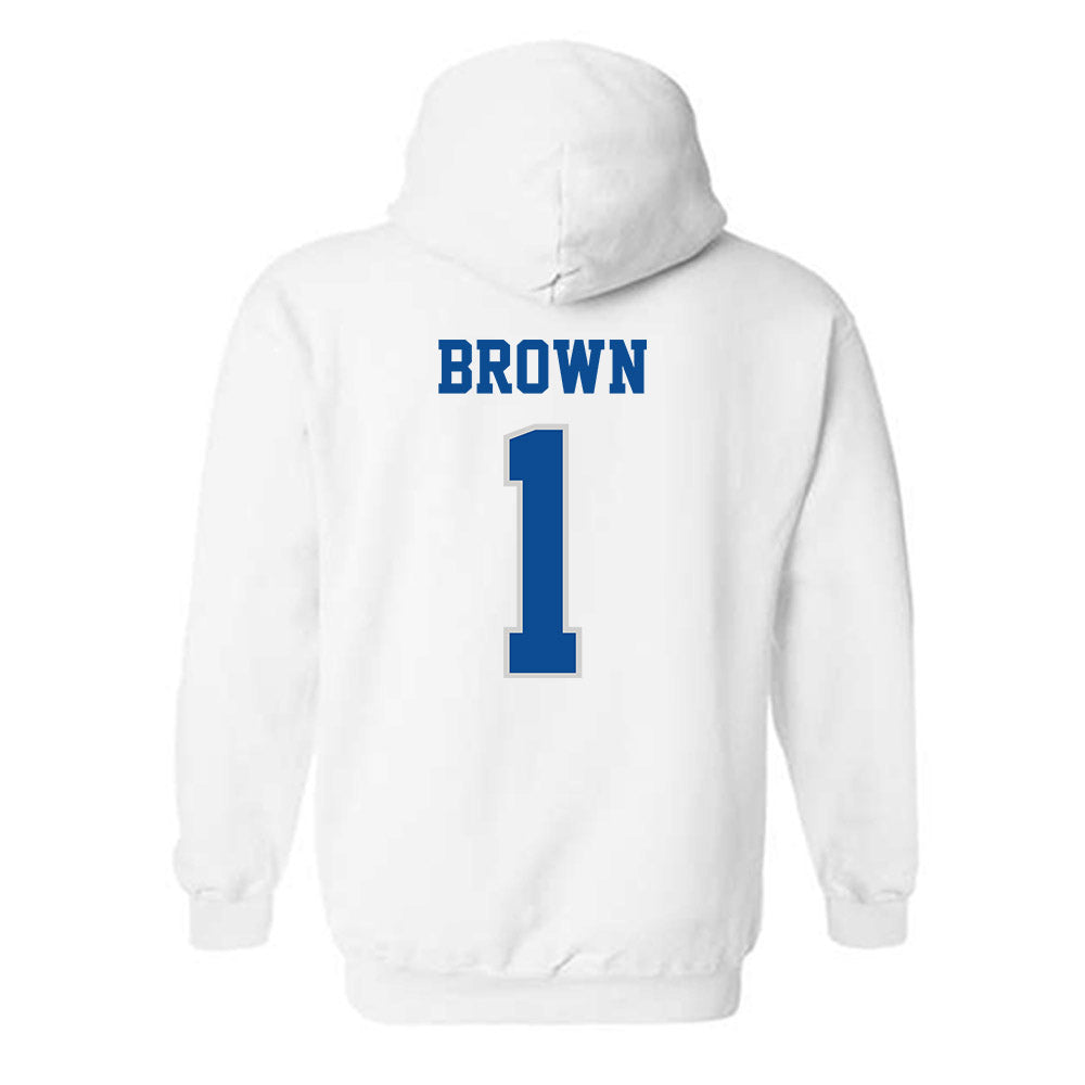 Indiana State - NCAA Baseball : Ty Brown - Classic Shersey Hooded Sweatshirt-1